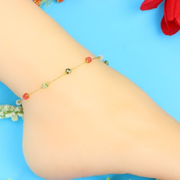 Elegant Handmade Anklet – Perfect for Women & Girls | Ideal Gift Option, DYC157 - Picture 8 of 10